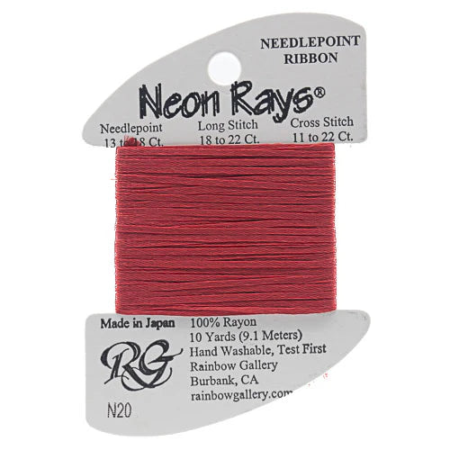Neon Rays Red