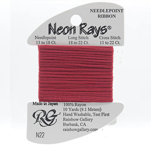 Neon Rays Crimson