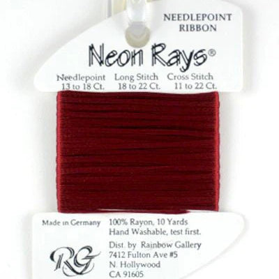 Neon Rays Brick Red