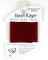 Neon Rays Brick Red