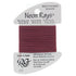 Neon Rays Burgundy