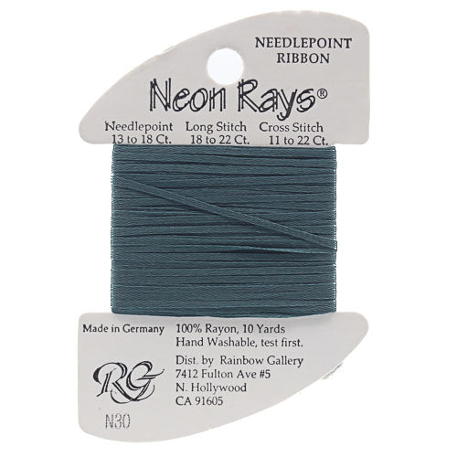 Neon Rays Dark Forest Green