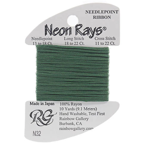 Neon Rays Spruce Green