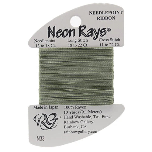 Neon Rays Loden Green