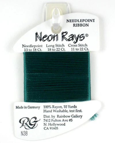 Neon Rays Emerald