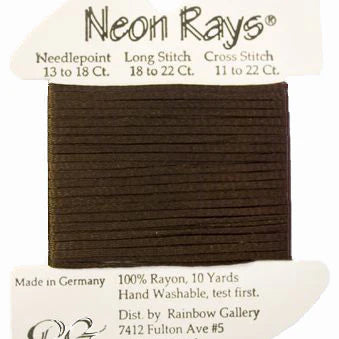 Neon Rays Dark Brown