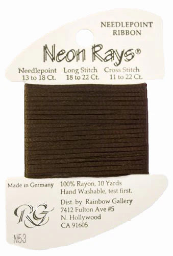 Neon Rays Dark Brown