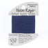 Neon Rays Navy Blue