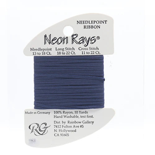 Neon Rays Mightnight Blue