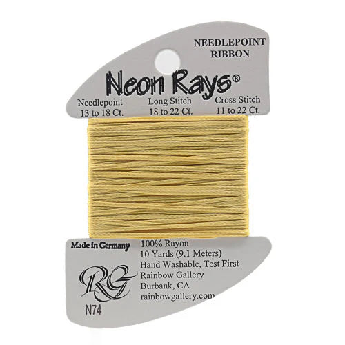 Neon Rays Golden Yellow