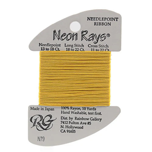 Neon Rays Bright Gold