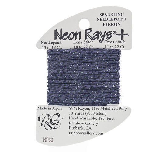 Neon Rays Plus Navy Blue