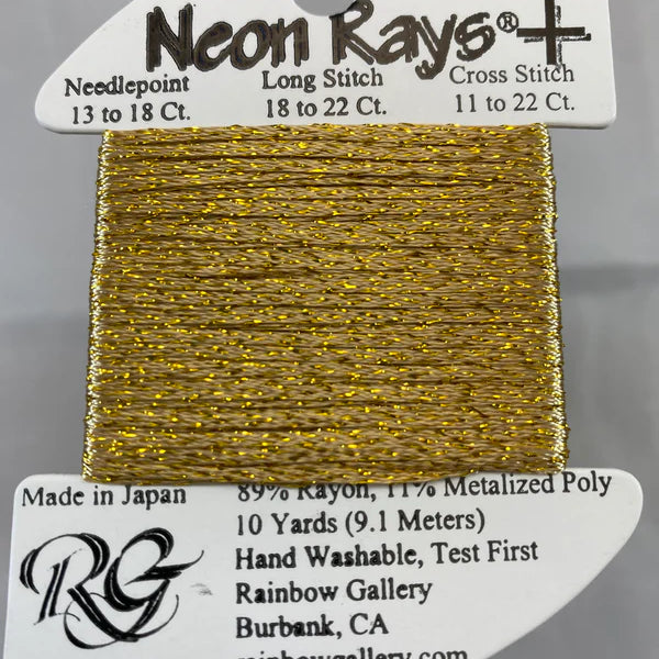 Neon Rays Plus Brassy Gold