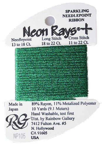 Neon Rays Plus Christmas Green