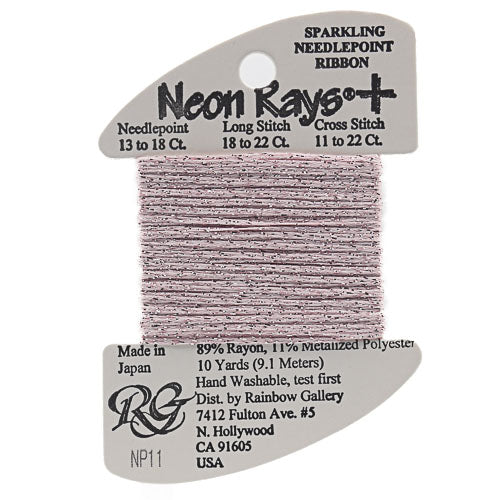 Neon Rays Plus Pale Pink