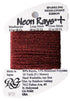 Neon Rays Plus Burgundy