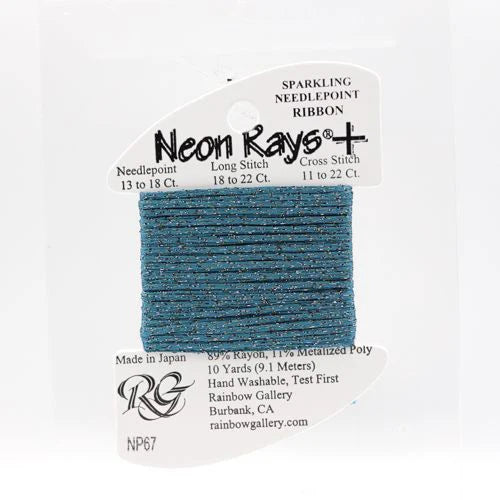 Neon Rays Plus Dark Teal