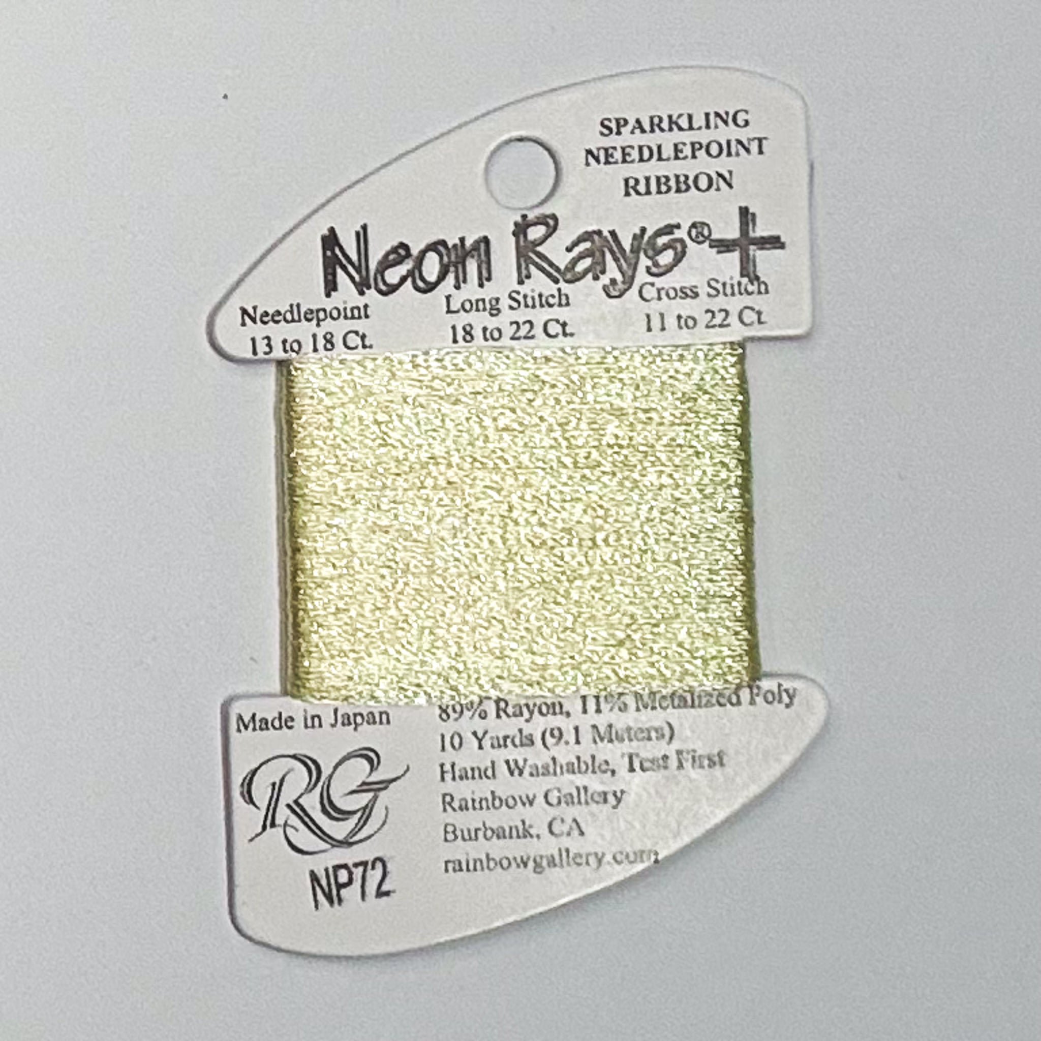 Neon Rays Plus Pale Yellow