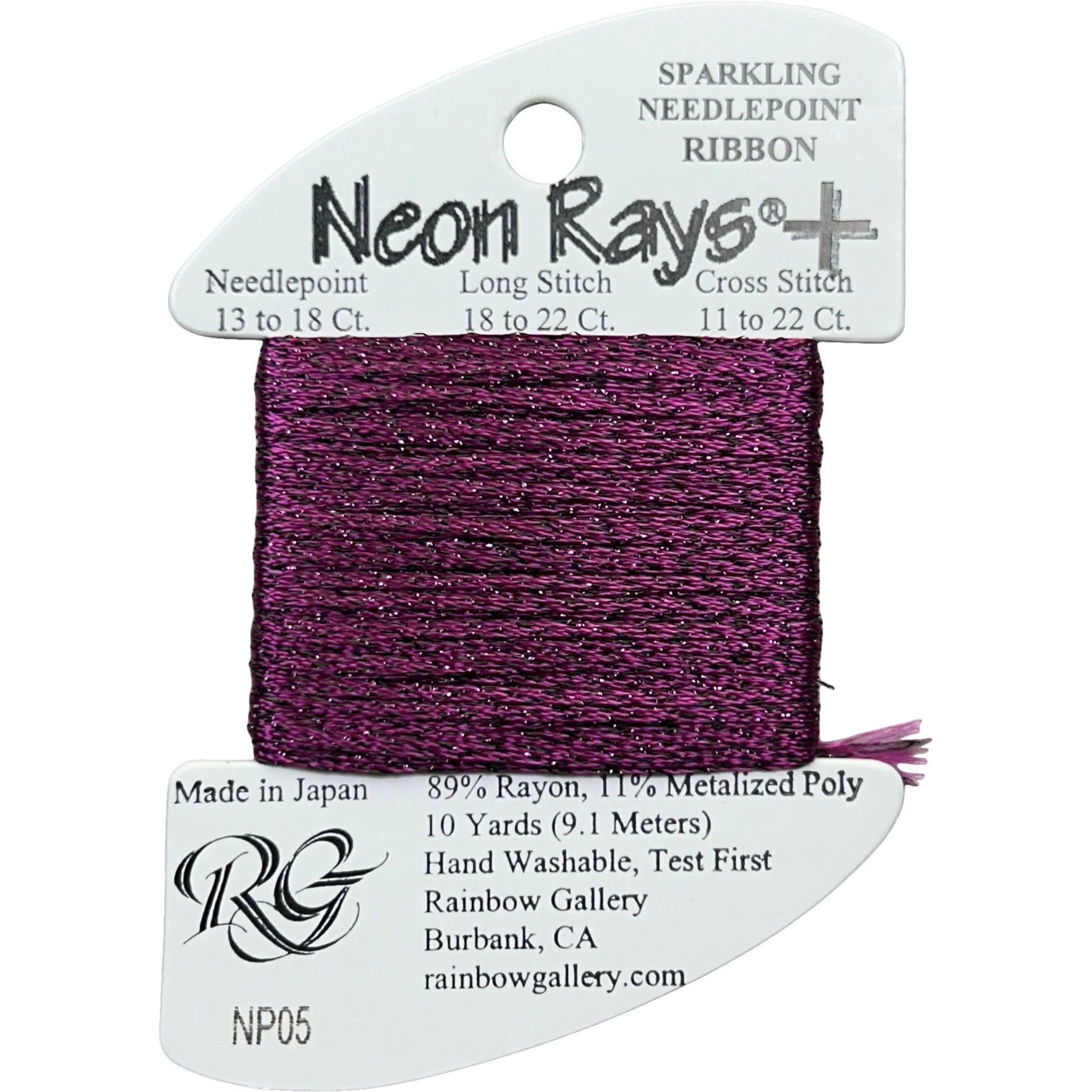 Neon Rays Plus Dark Mauve