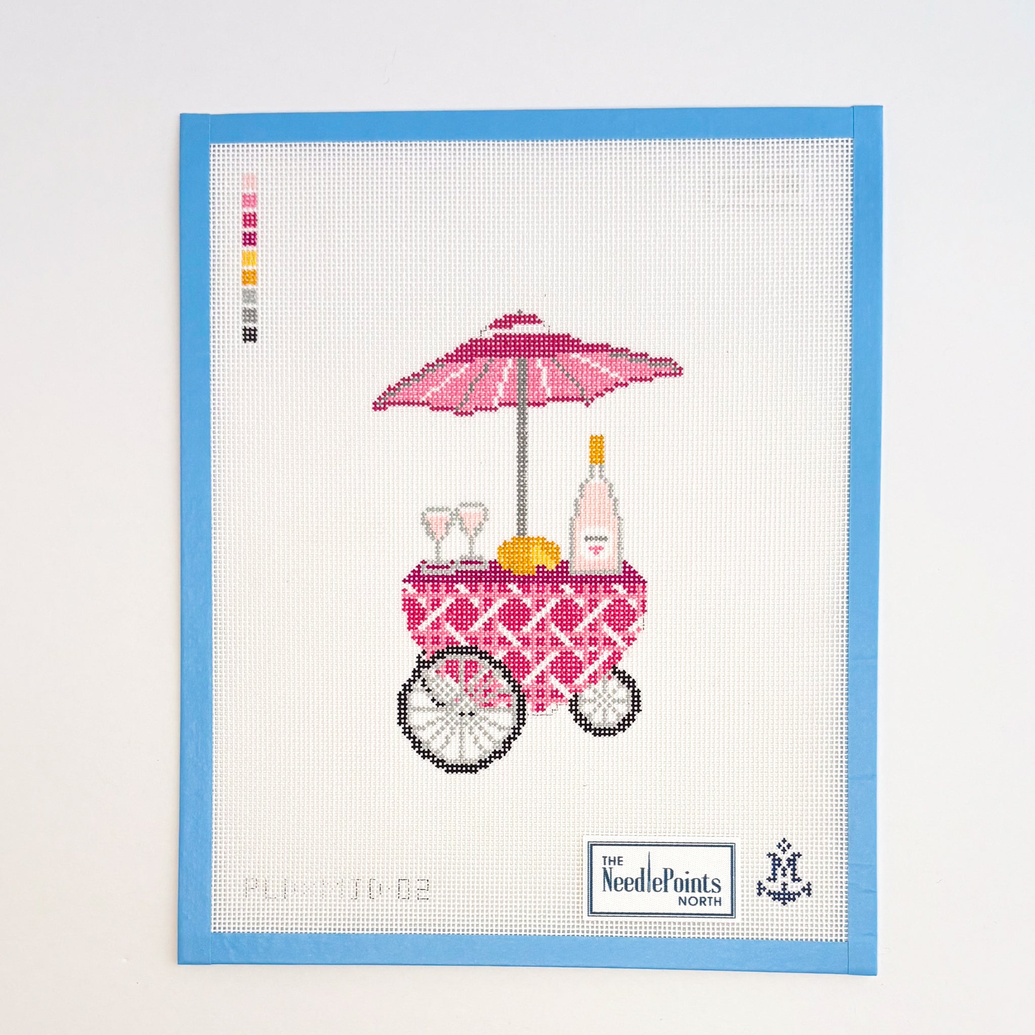 Pink cane Rose' cart