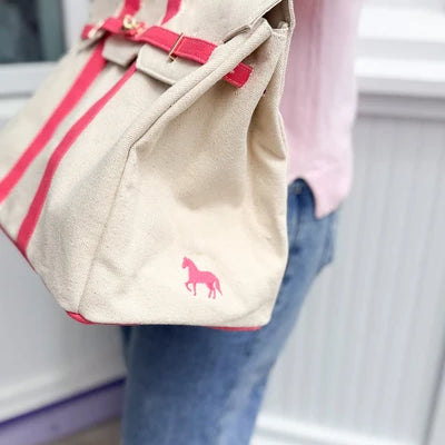 Embroidered Beachkin Bag
