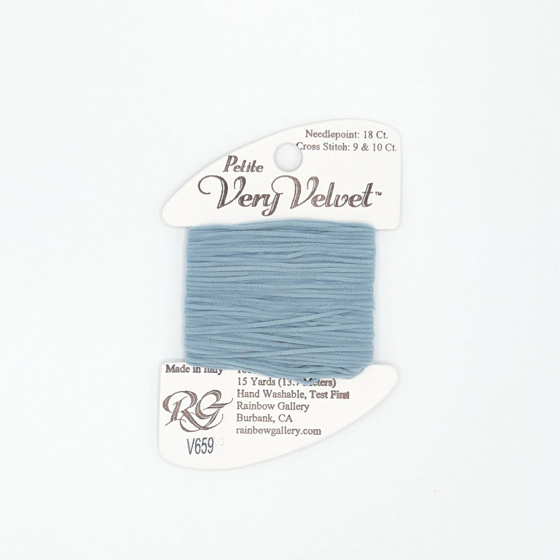 Petite Very Velvet Pale Blue