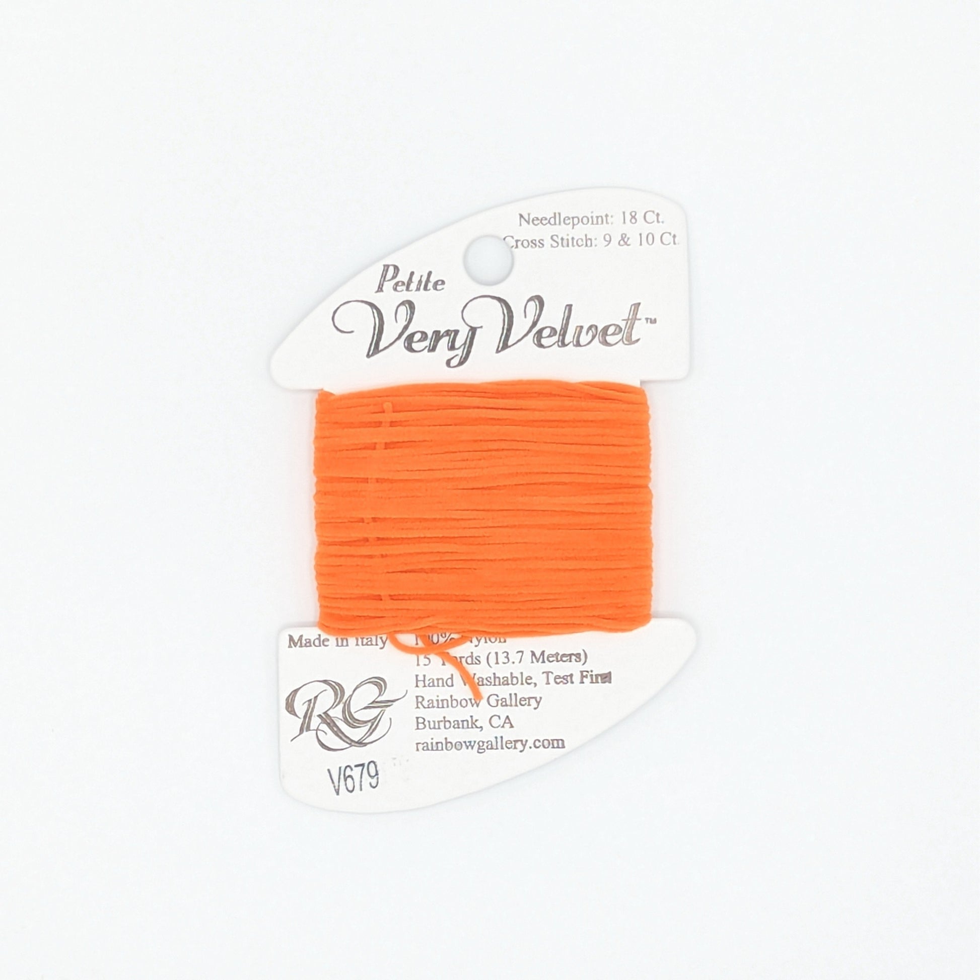Petite Very Velvet Brite Orange