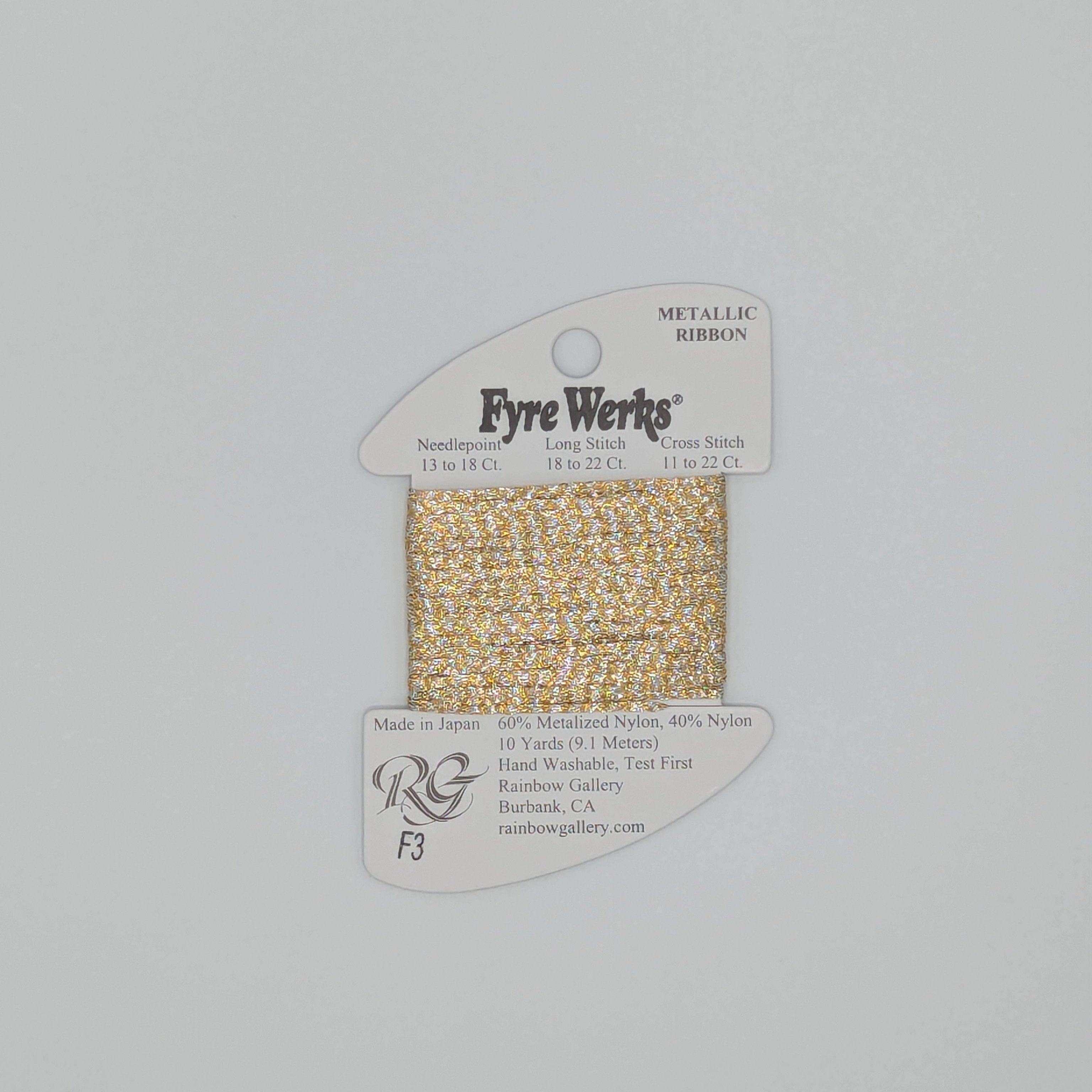 Fyre Werks Vatican Gold-Metallic Ribbon