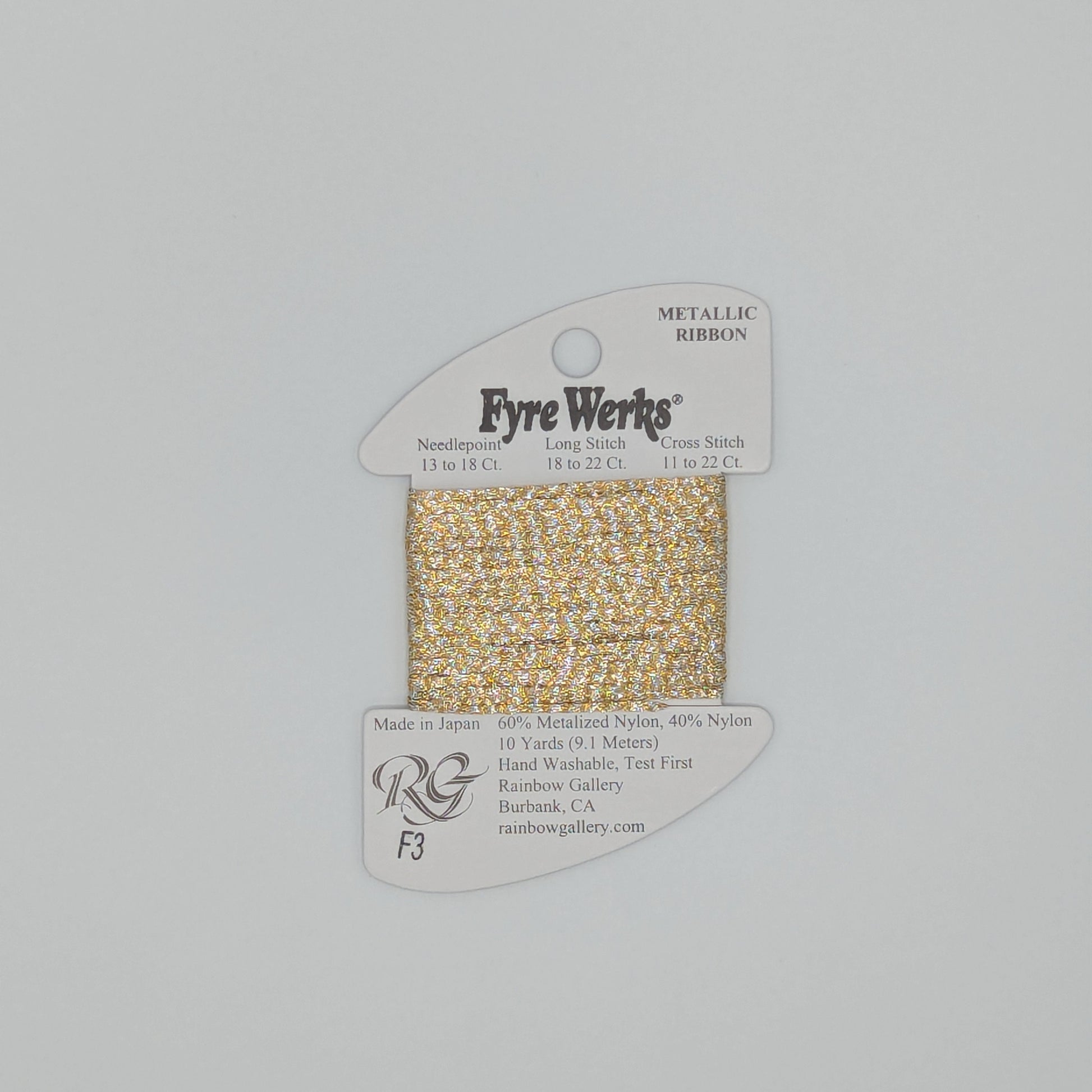 Fyre Werks Vatican Gold-Metallic Ribbon