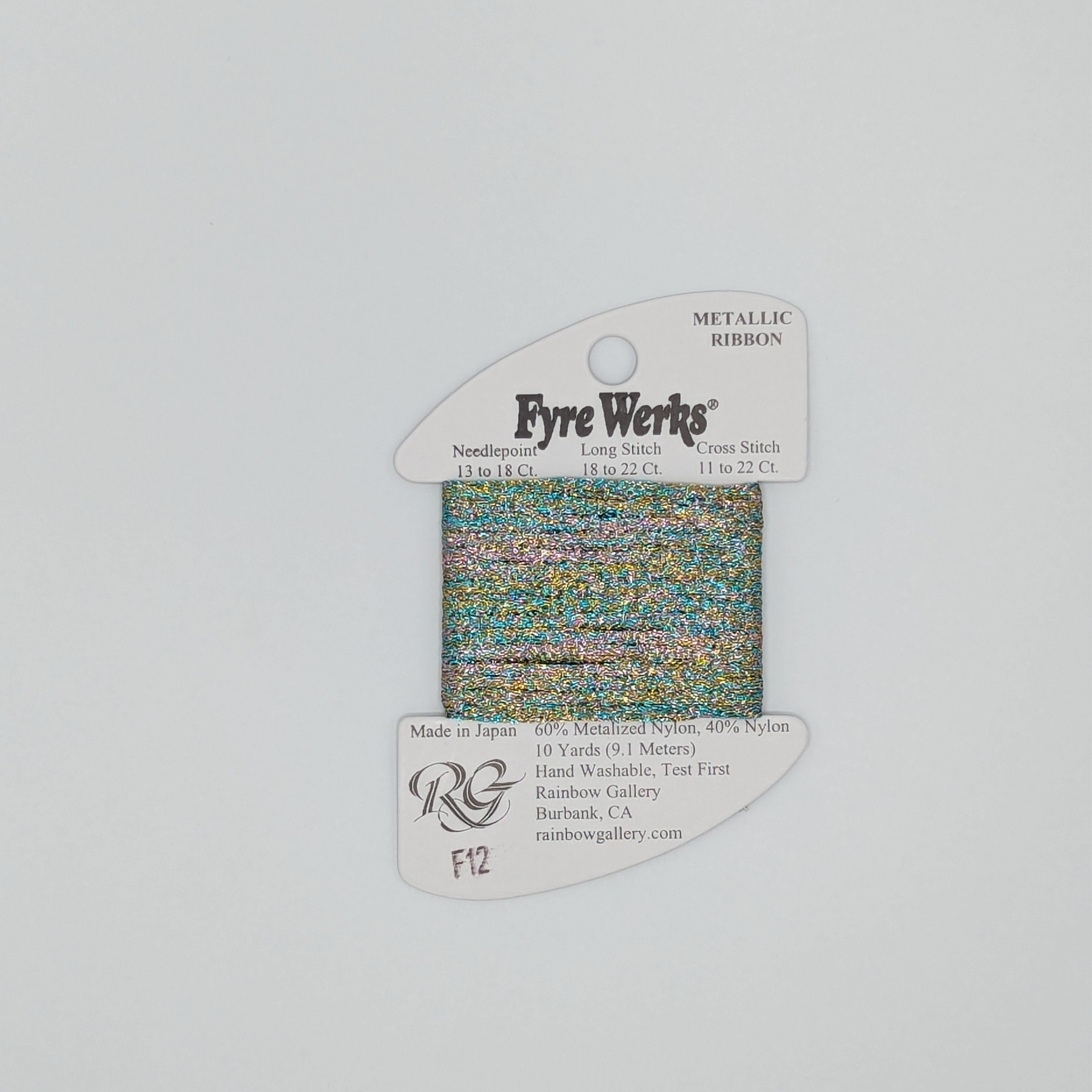 Fyre Works Dark Multi-Metallic Ribbon