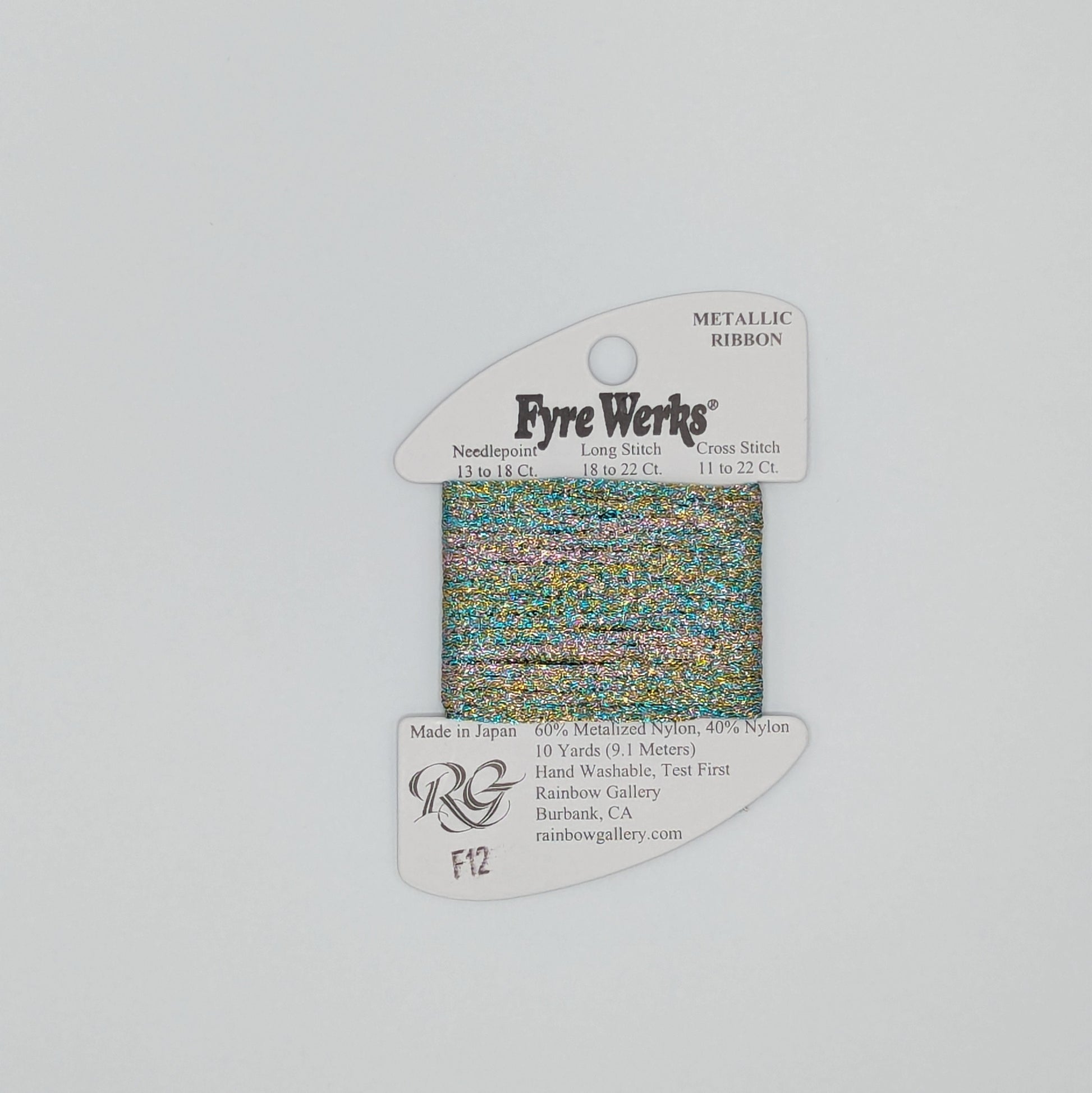 Fyre Works Dark Multi-Metallic Ribbon
