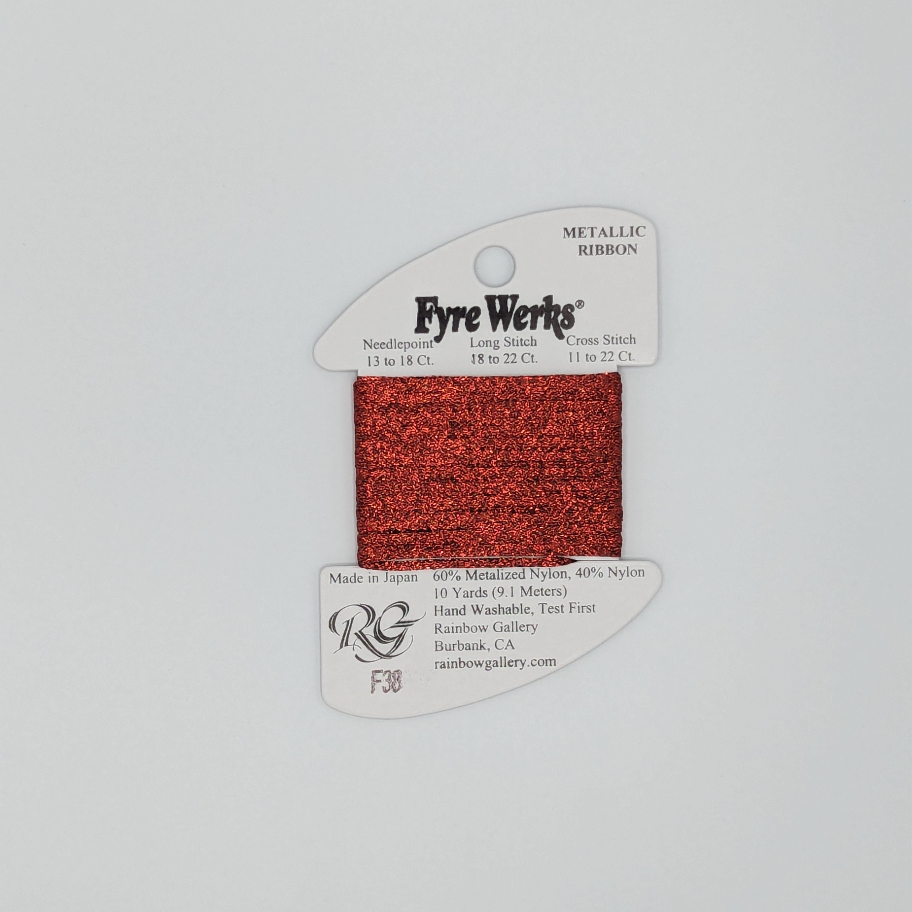 Fyre Werks Red-Metallic Ribbon