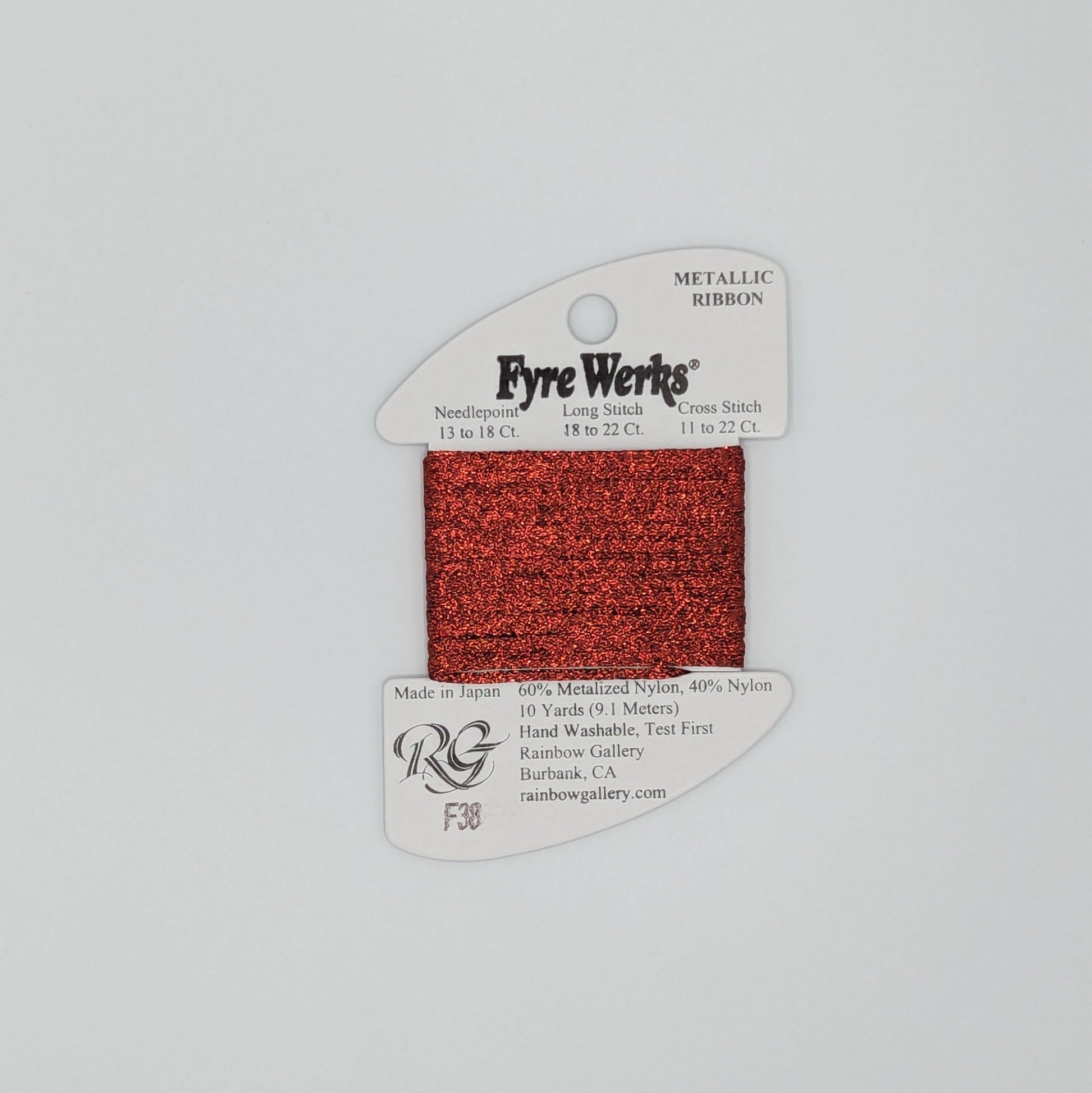 Fyre Werks Red-Metallic Ribbon