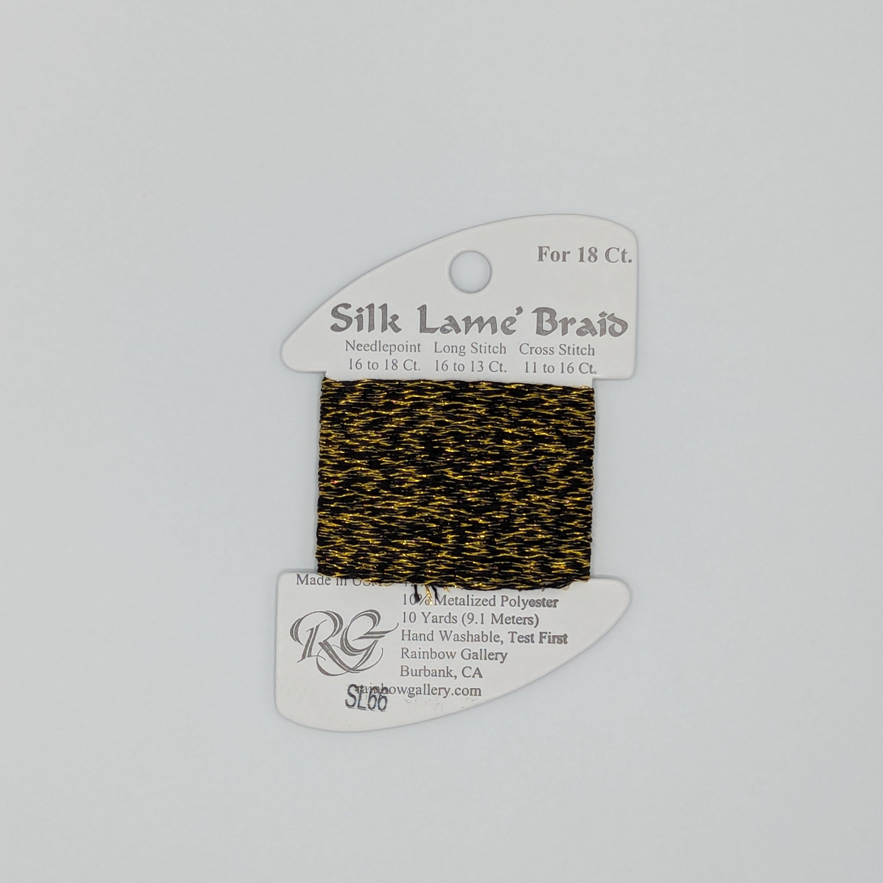 Silk Lame Braid Antique Gold