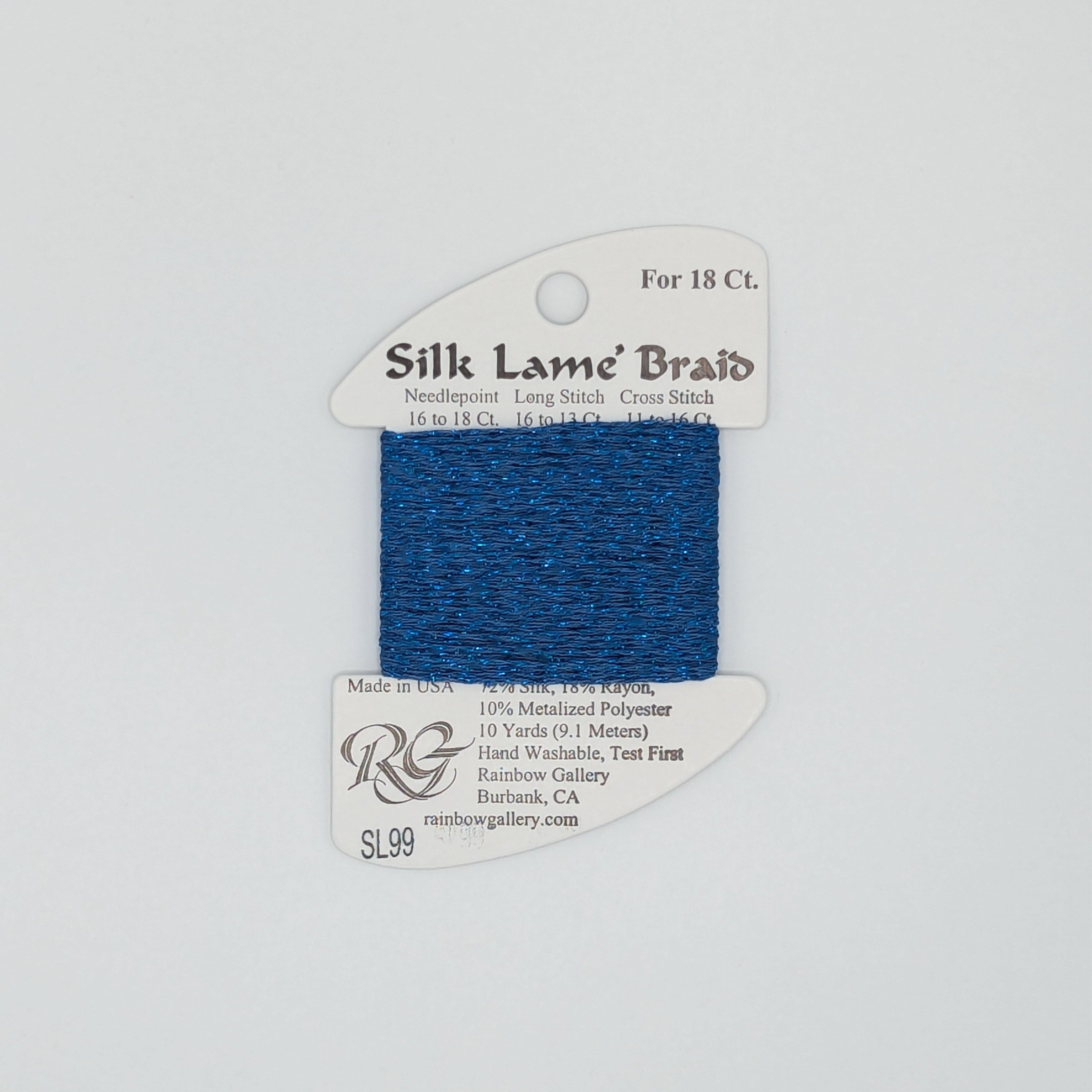 Sik Lame Braid Classic Blue