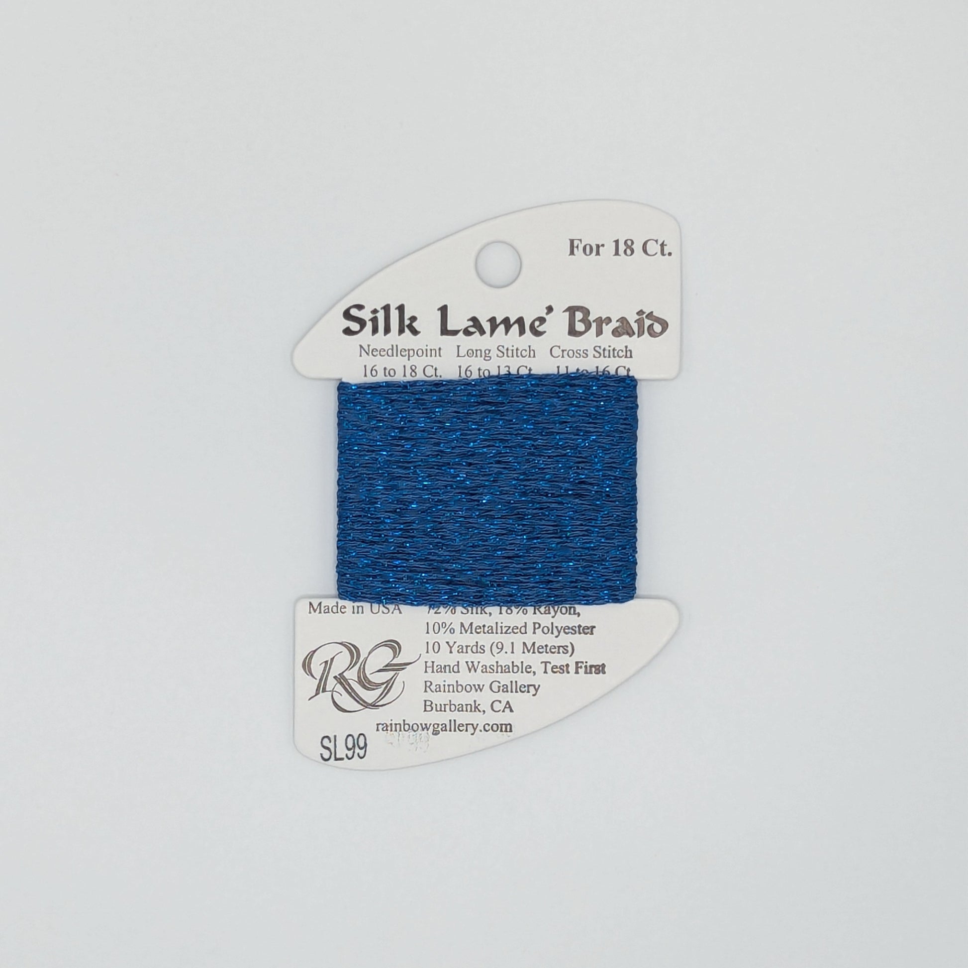 Sik Lame Braid Classic Blue