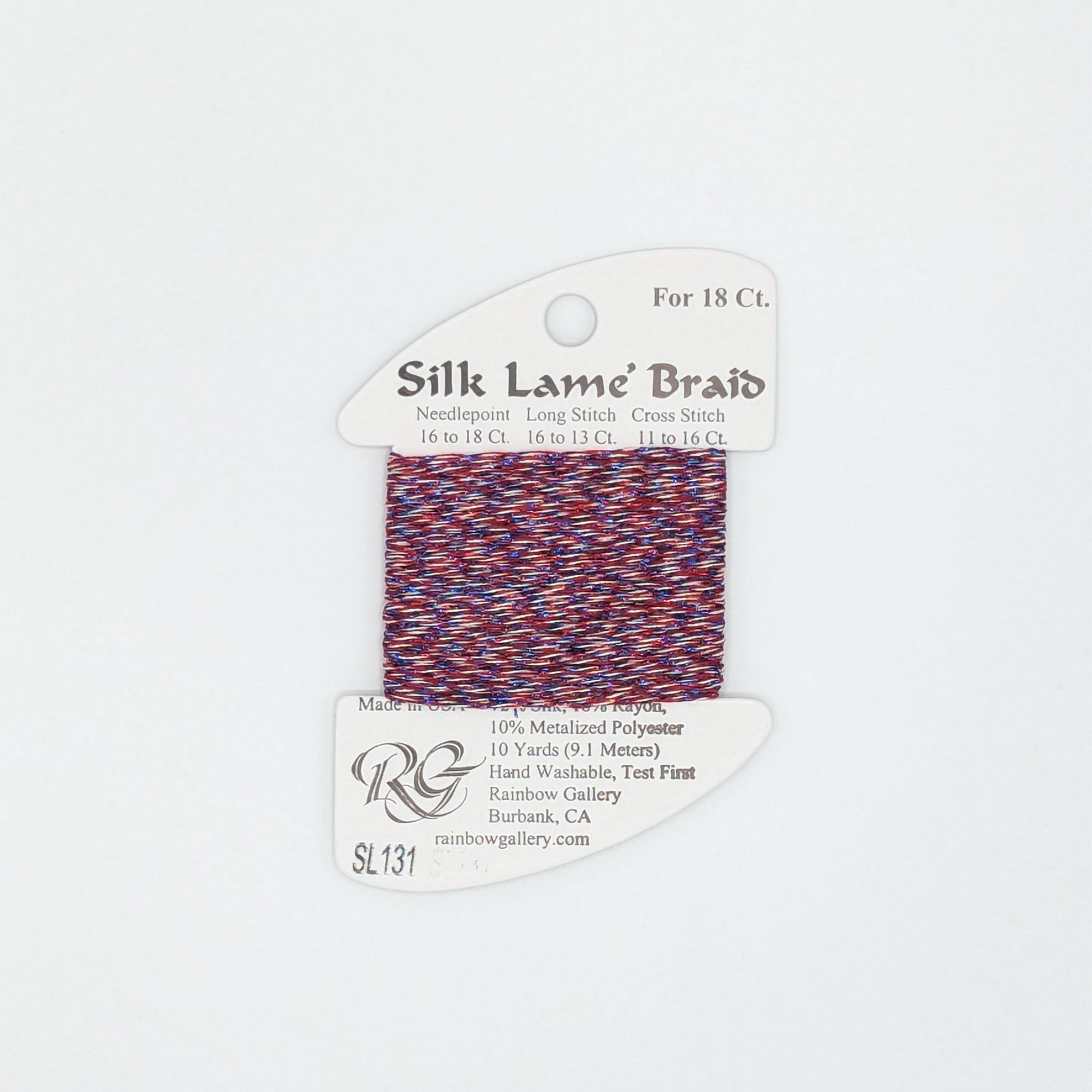 Silk Lame Braid 4th Of July