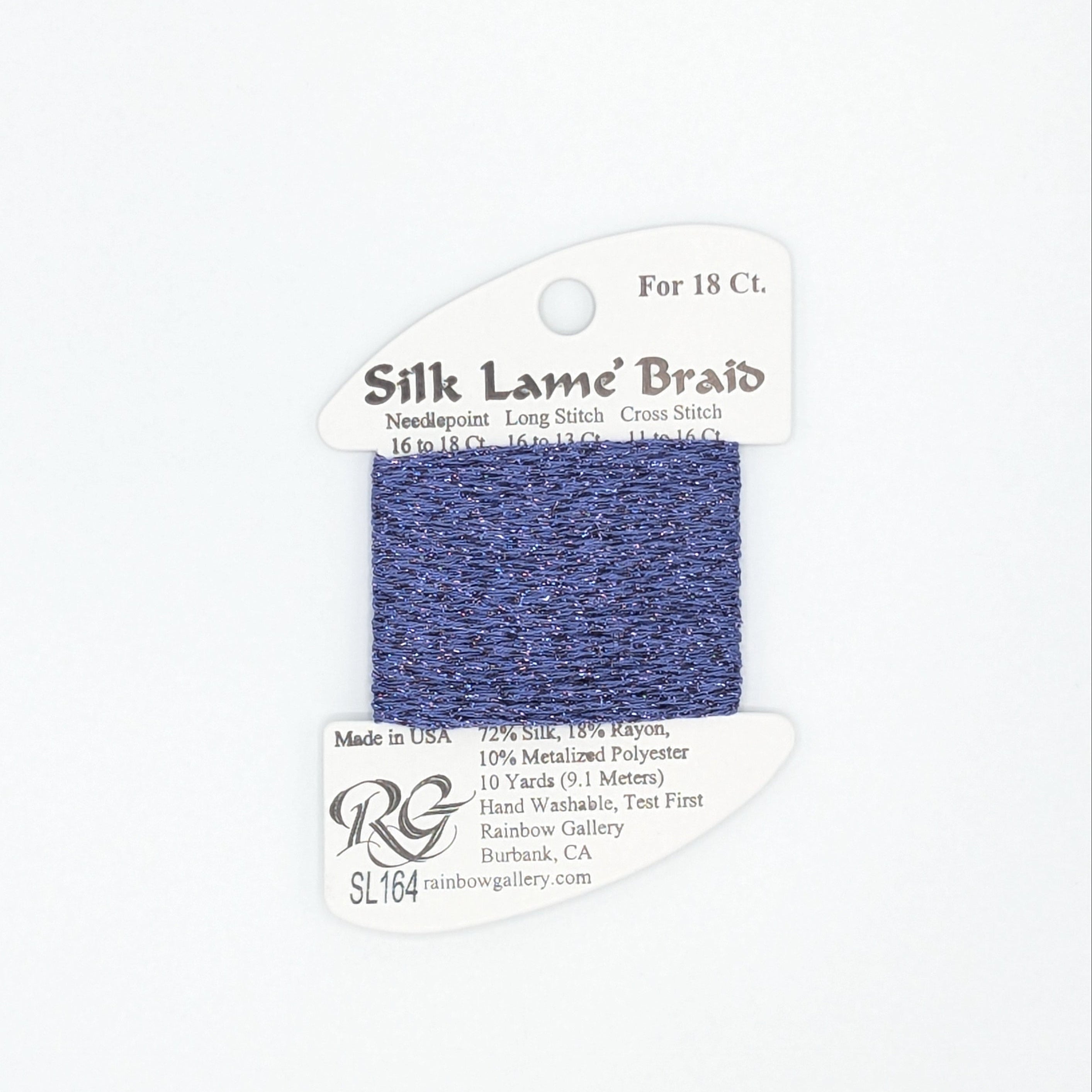 Silk Lame Braid Wisteria