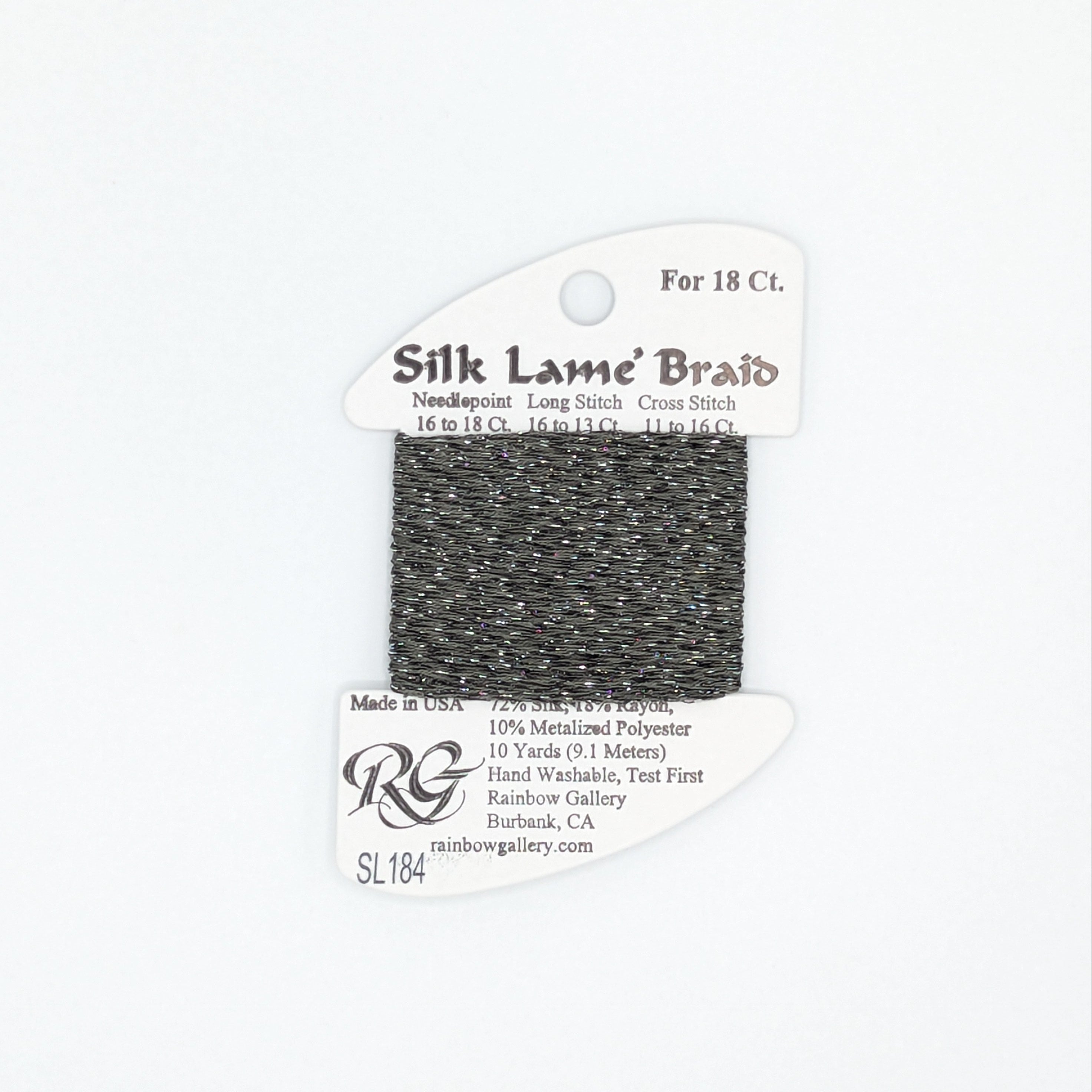 Silk Lame Braid Pavement