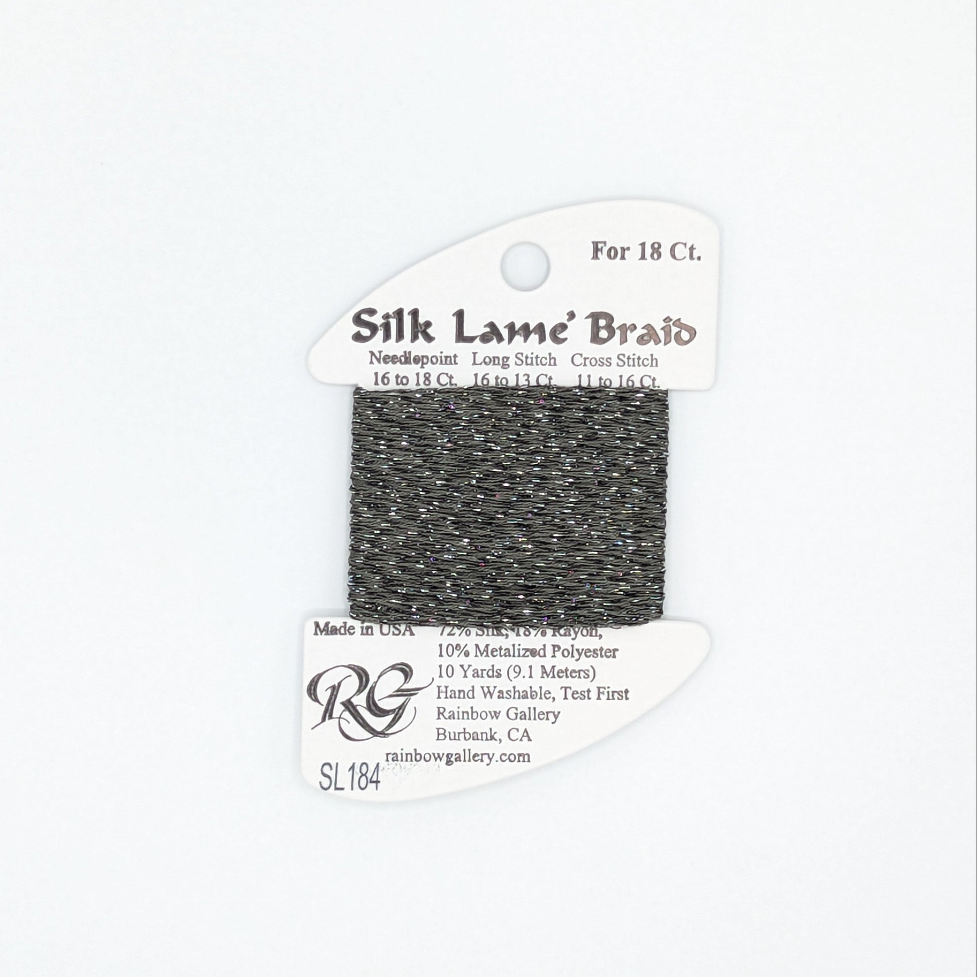 Silk Lame Braid Pavement