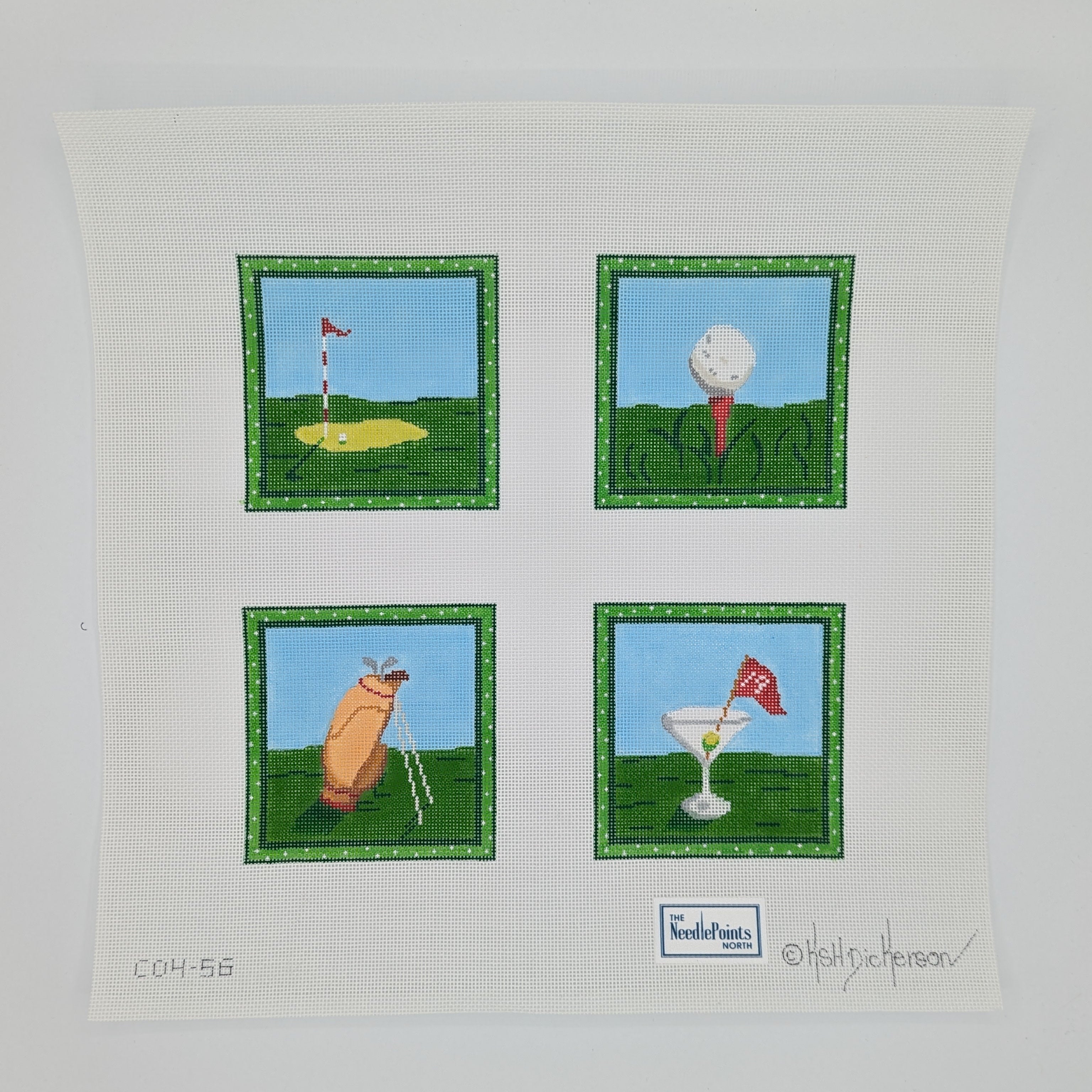 Set of 4 Golf Coasters