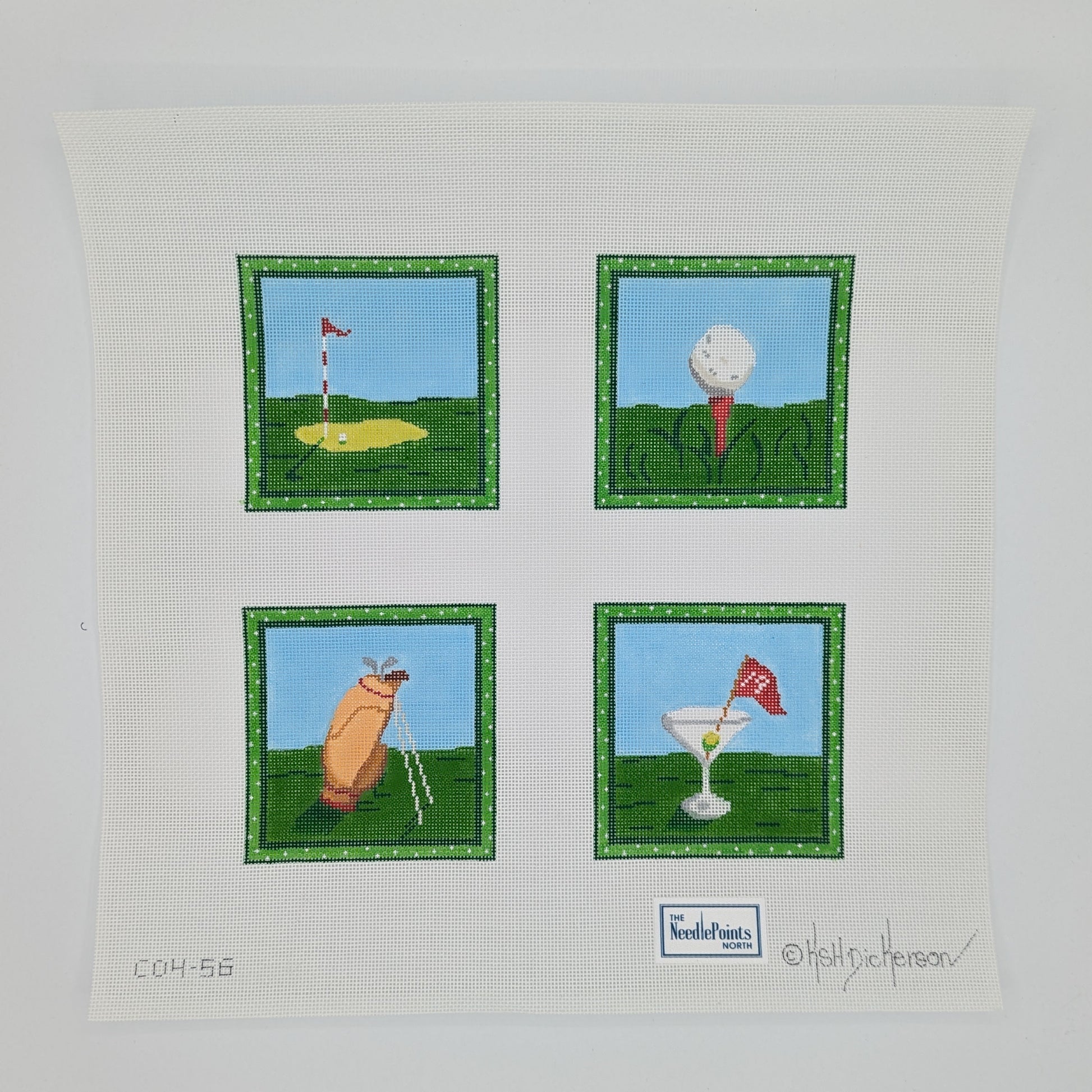 Set of 4 Golf Coasters