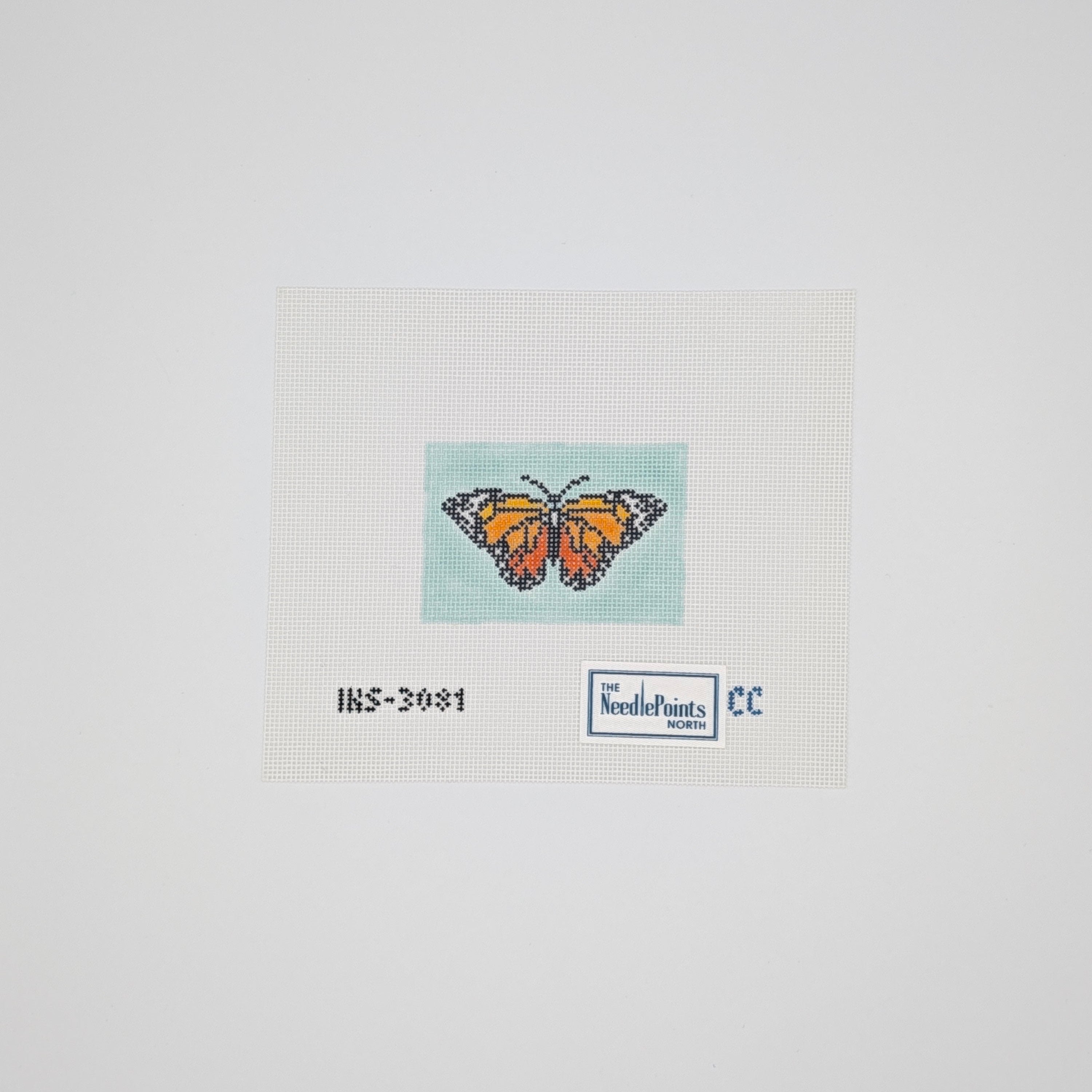 Monarch Butterfly on Blue