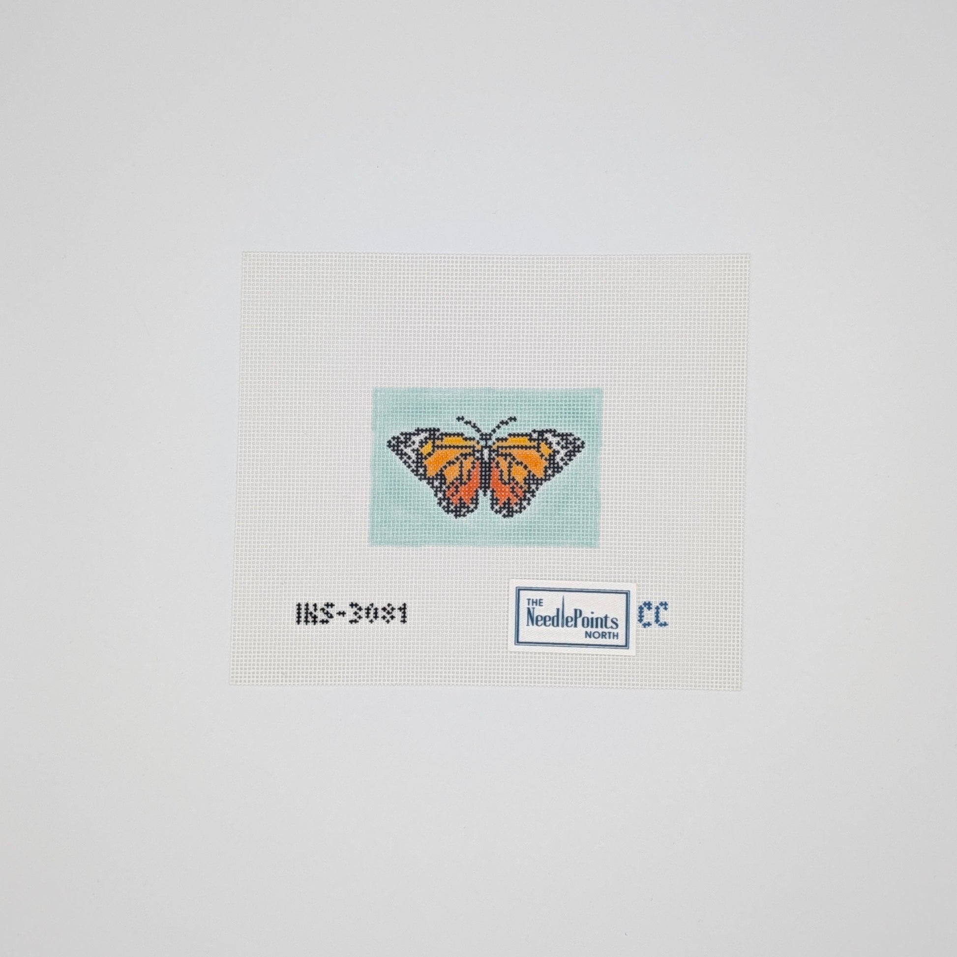 Monarch Butterfly on Blue