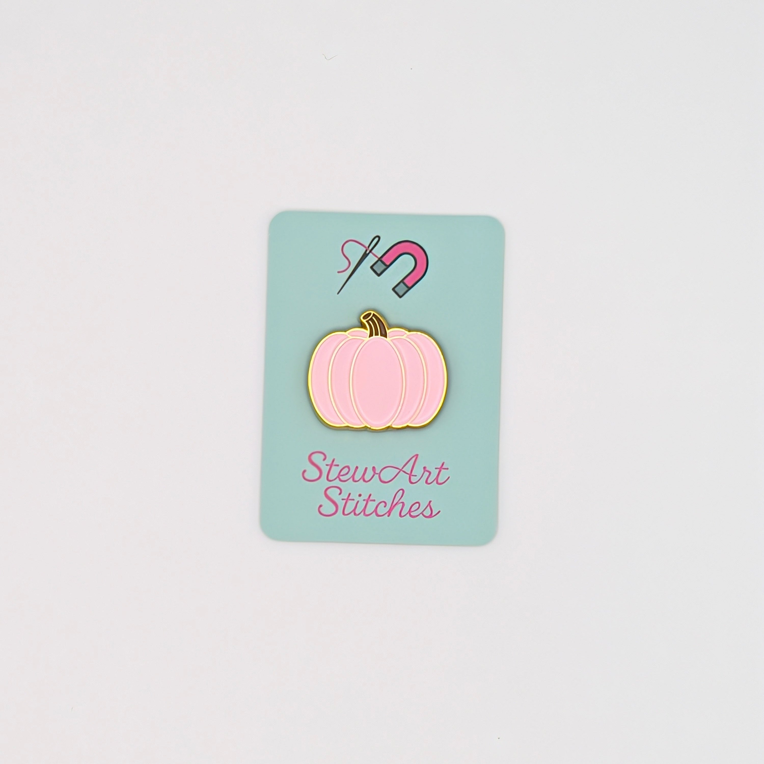 Pink Pumpkin Needle Minder