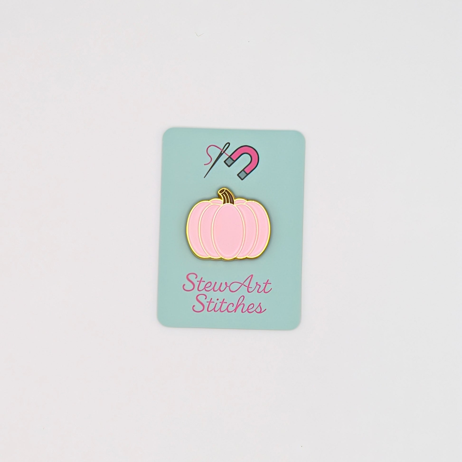 Pink Pumpkin Needle Minder