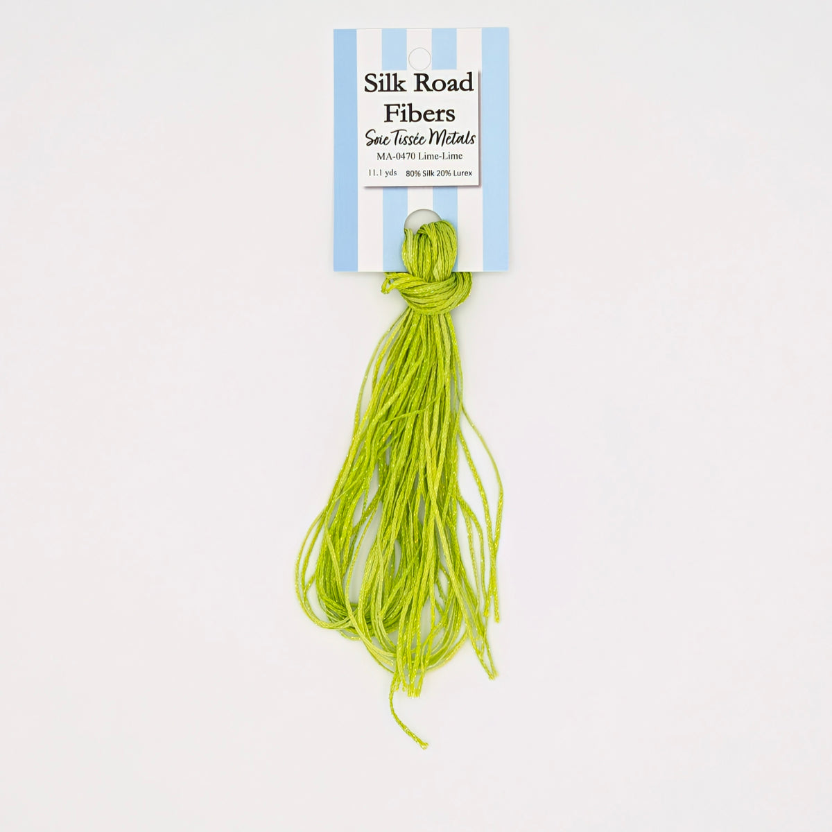 Silk Road Fibers-Soie Tissée Metals-Lime