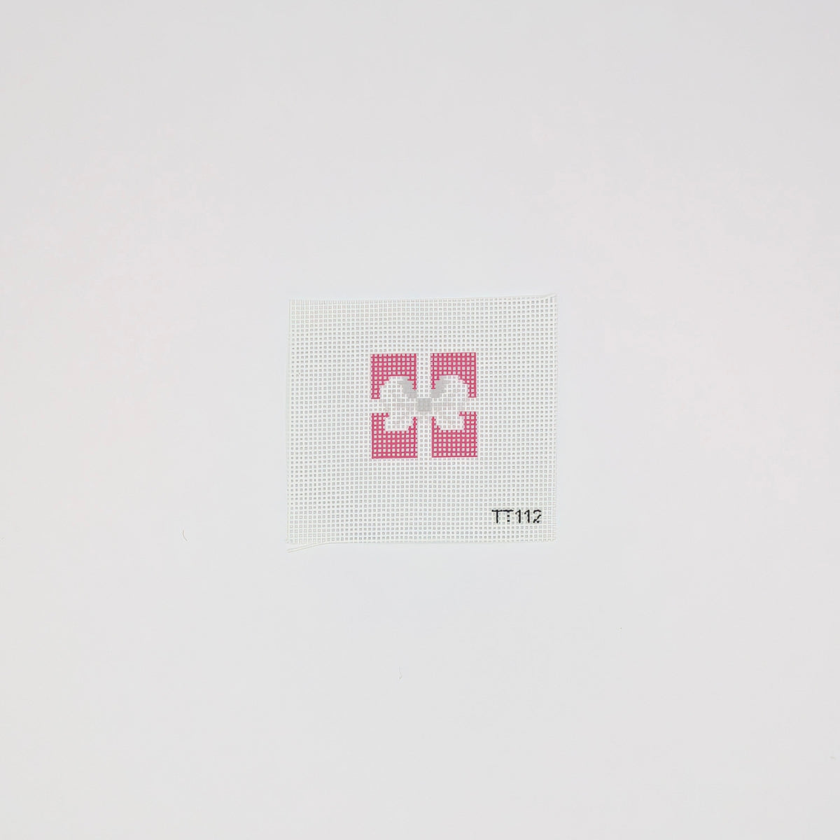 Pink and White Bow