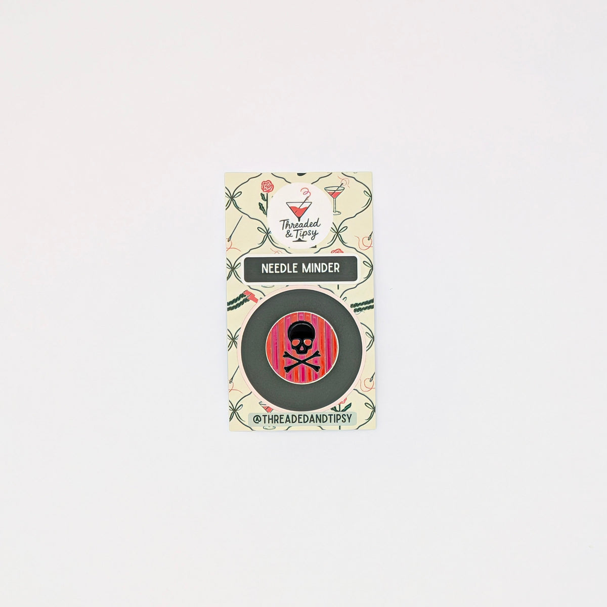 Skull and Cross Bones Needle Minder
