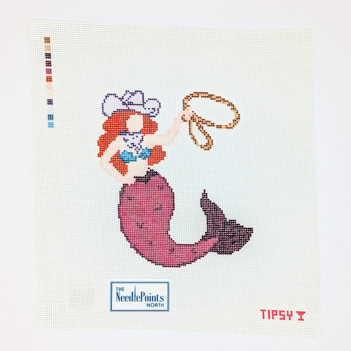 Mermaid Cowgirl Purple Hat